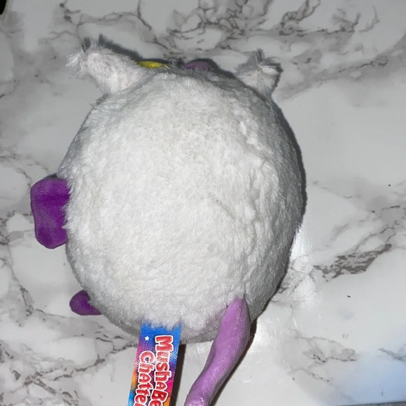 Mushabelly Chatter plush rainbow unicorn - Picture 4 of 5